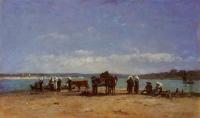 Boudin, Eugene - Brittany, Fishermen's Wives on the Shore